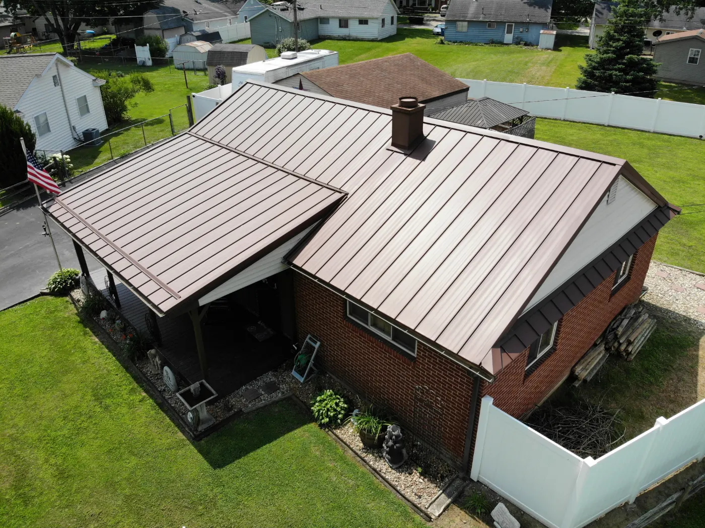 Commercial roof inspection documented in Trafalgar